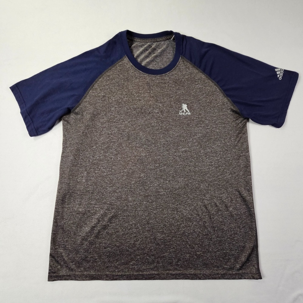 NHL Player's Association adidas Blue Short Sleeve Performance T-Shirt Men's XL
